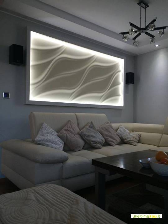 3d sienų apdaila išskirtiniam interjerui