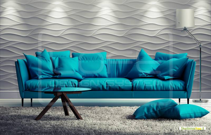 3d sienų apdaila išskirtiniam interjerui