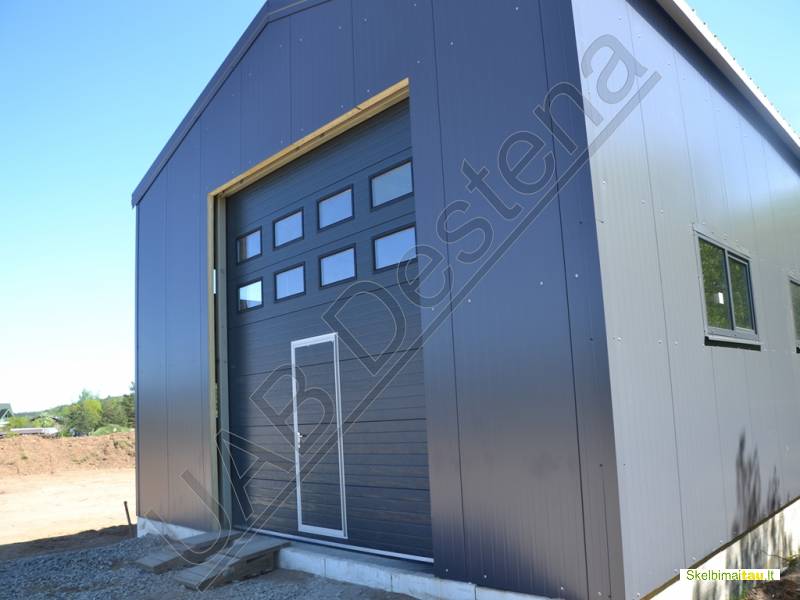 Angarų statyba durys, langai, vartai