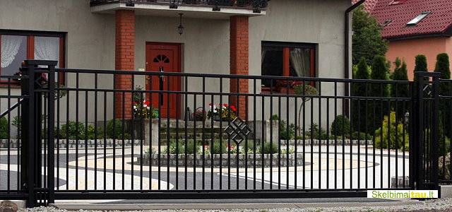 Dekoratyvinės tvoros, metalinės tvoros ir vartai