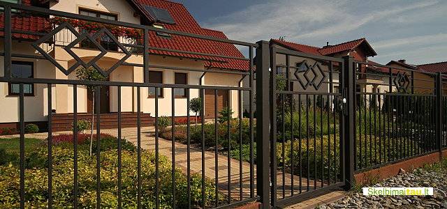 Dekoratyvinės tvoros, metalinės tvoros ir vartai