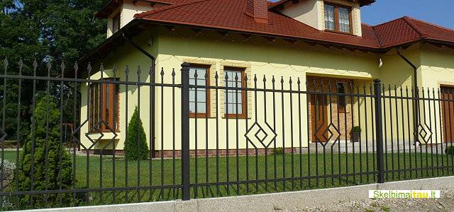 Dekoratyvinės tvoros, metalinės tvoros ir vartai