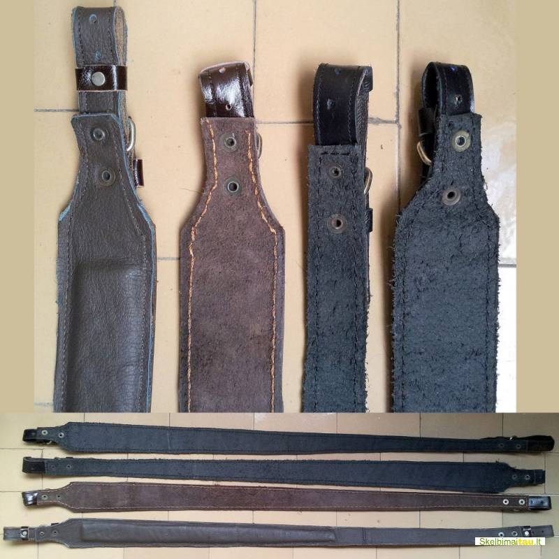 Diržas šautuvui natūralios odos-25,-lt,leather gun slings