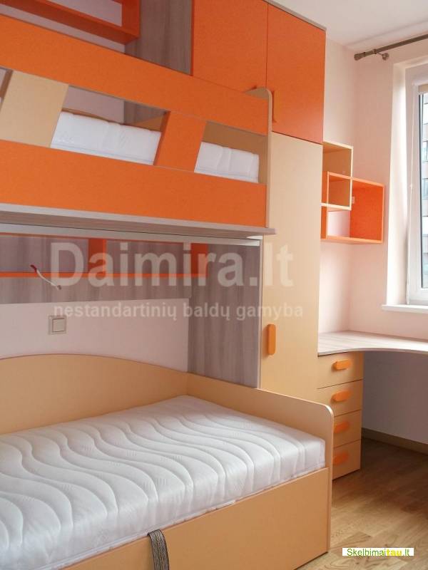 Dviaukštės vaikiškos lovytės