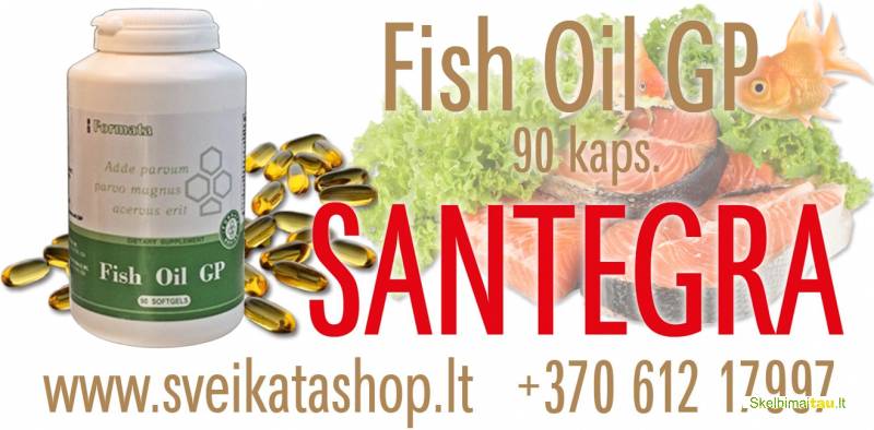 Fish oil 90 kaps - maisto papildas santegra / mob 8 612 179