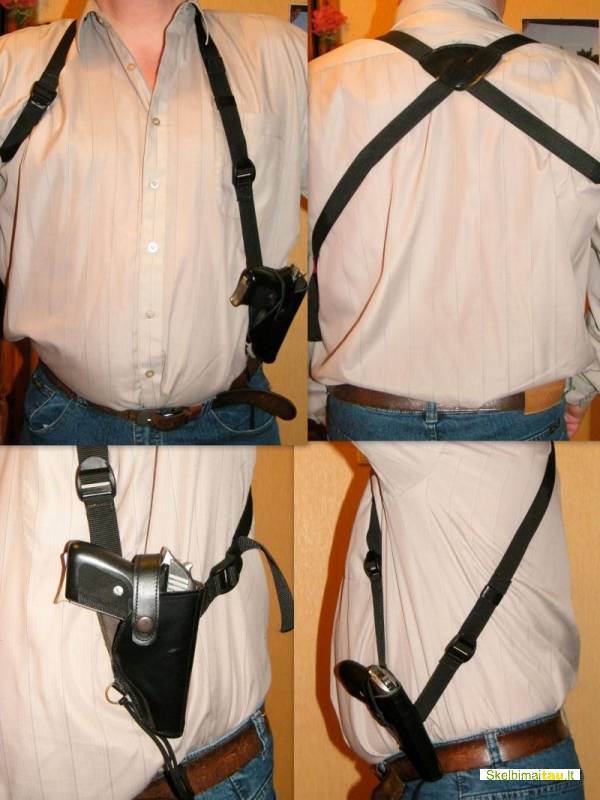 Gaminame dėklus pistoletui ir revolveriui