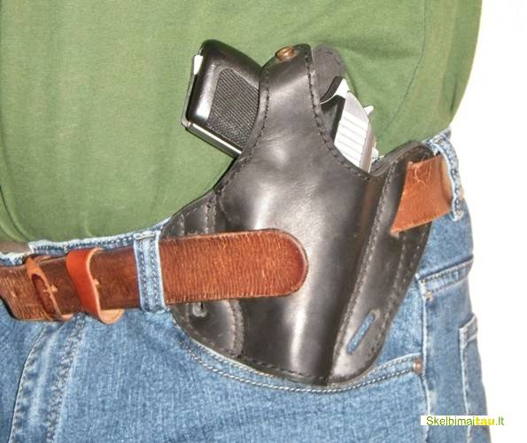 Gaminame dėklus pistoletui ir revolveriui