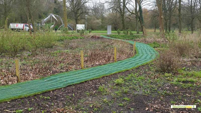 Gp flex vyniojamas žolės - vejos korys