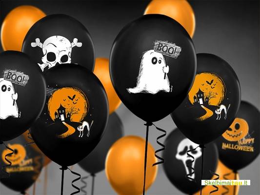 Helovyno dekoracijos, helovyno atributika