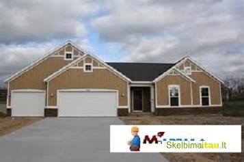 Dažau įvairias patalpas.