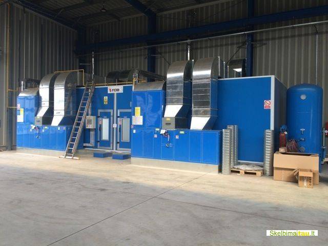 Dažymo kamera metalo gaminiams