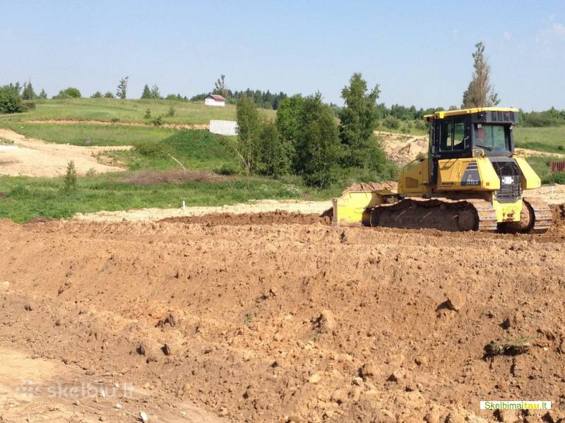 Gruntas sklypo pakėlimui, smėlis pamatų užpilymui
