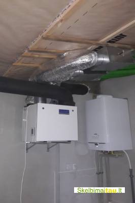 Patalpų rekuperacinė vėdinimo sistema