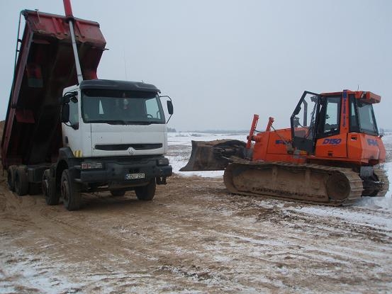 Saivarčių nuoma 16-20m3 biriems kroviniams