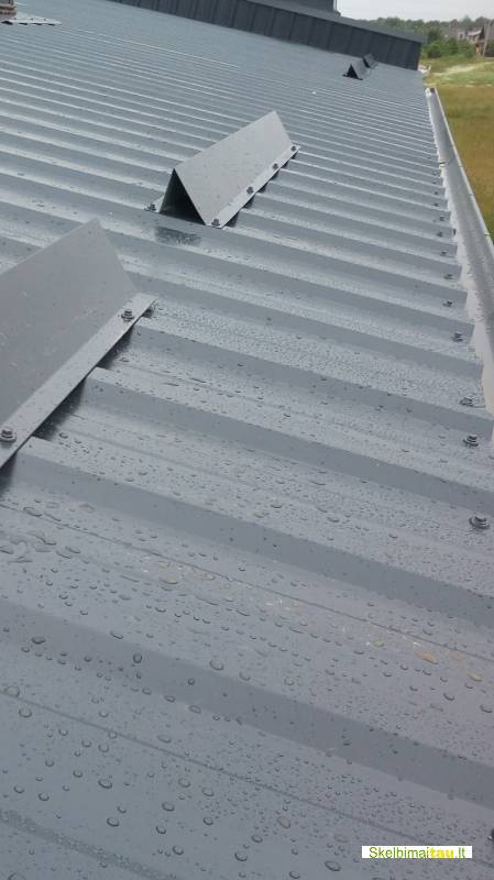 Skardinimo darbai, stogo darbai, skardos gaminių montavimas