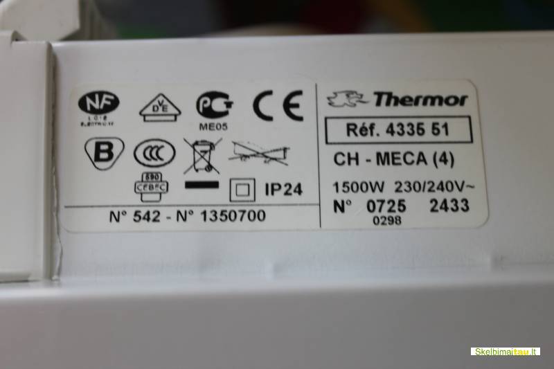 Thermor elektrinis šildytuvas - 1500 w