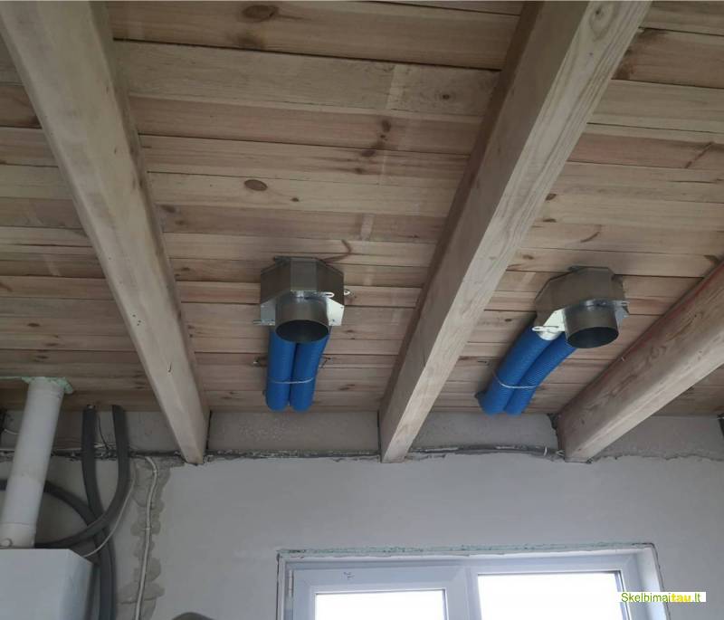 Vėdinimo sistemos projektavimas, įrengimas