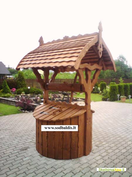Lauko baldai, pavėsinės