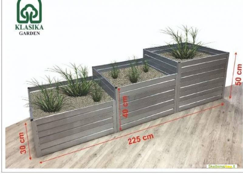 Modulinė pakelta lysvė klasika garden