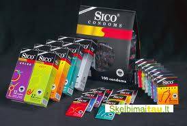 Prezervatyvai, lubrikantai, vibratoriai pigiau