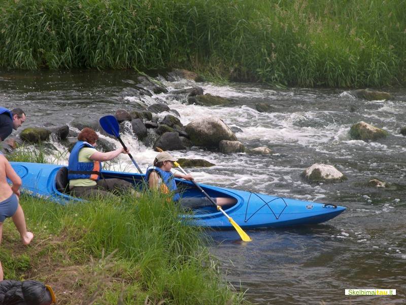 Baidarių nuoma, plaukimas dubysos upe