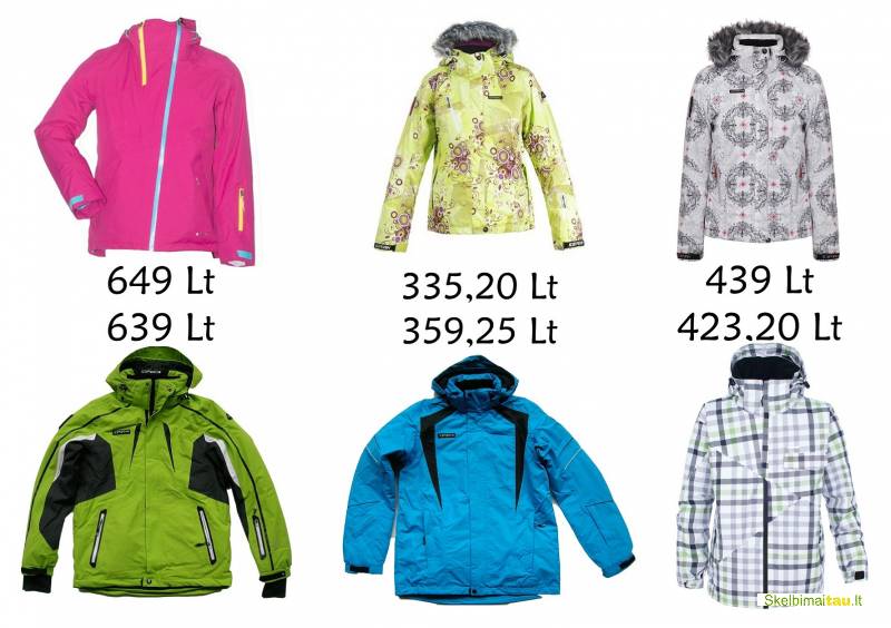 Slidinėjimo apranga visiems