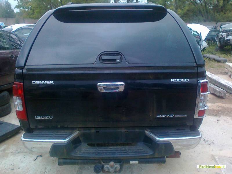 Dalimis - isuzu rodeo 2005 3.0l td dyzelis mechanine visurei