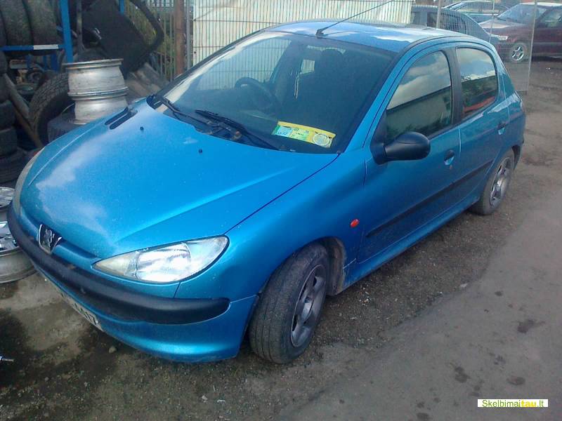 Dalimis - peugeot 206 2001 1.9l dyzelis mechanine hacbekas 4
