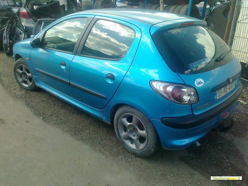 Dalimis - peugeot 206 2001 1.9l dyzelis mechanine hacbekas 4