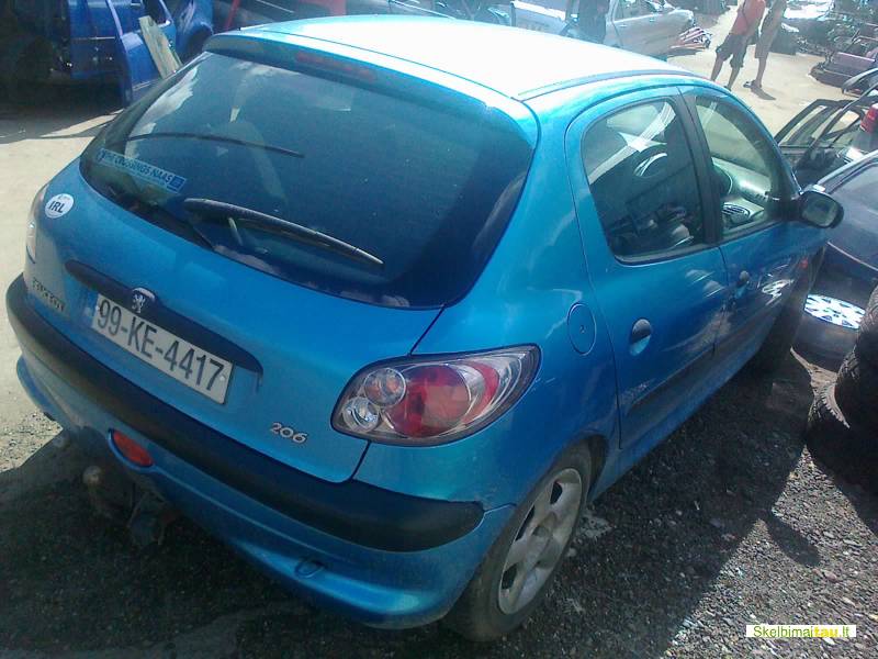 Dalimis - peugeot 206 2001 1.9l dyzelis mechanine hacbekas 4