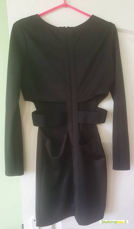 Sexy juoda trumpa amisu suknutė