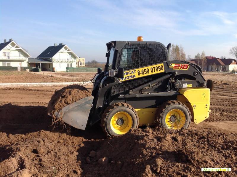 8-659-07990, bobcat žemės freza nuoma