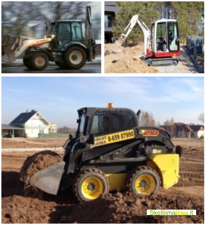 865907990, mini  ekskavatorių nuoma