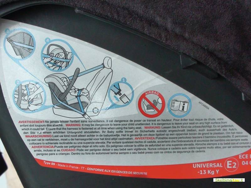 Automobilinė kėdutė ferrari