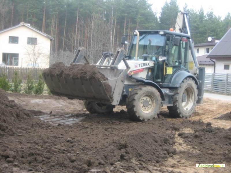 Bobcat nuoma vilniuje, ekskavatorių nuoma