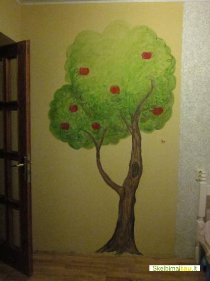 Dekroruoju sienas, baldus...