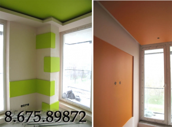 Gipso K. p. montavimas, dažymas- Tapetavimas