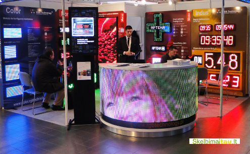 Led švieslentės ir led lauko ekranai