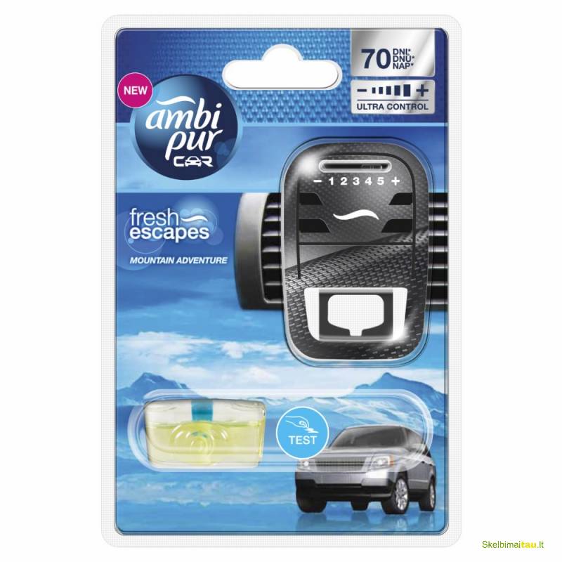 Naujausi automobiliniai ambi pur kvapai  tik už 4,8 eur.