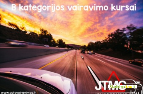 Registracija į vairavimo kursus