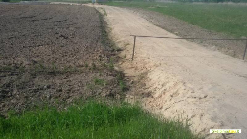 Tvenkiniu kasimas, planiravimas, keliu irengimas