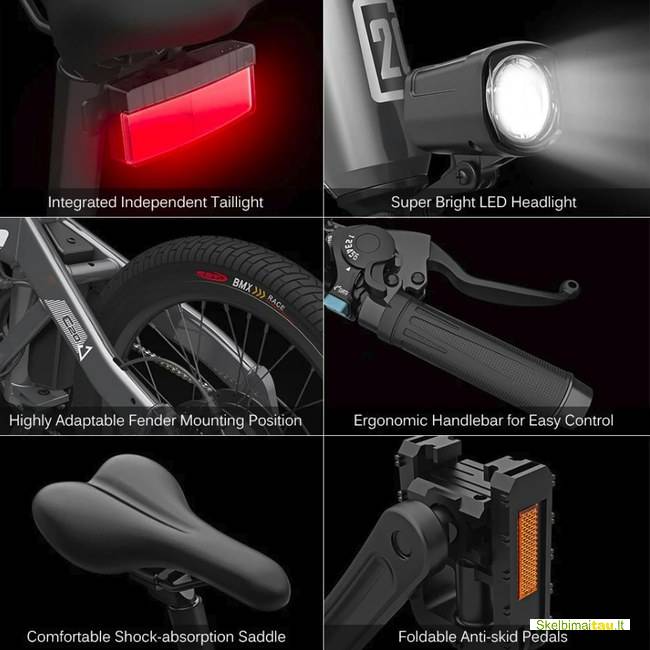 Xiaomi himo c20 elektrinis dviratis.