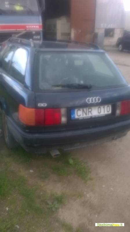 Audi 80 avant dalimis 1994 m. 2 litrai 74 kw. benzinas