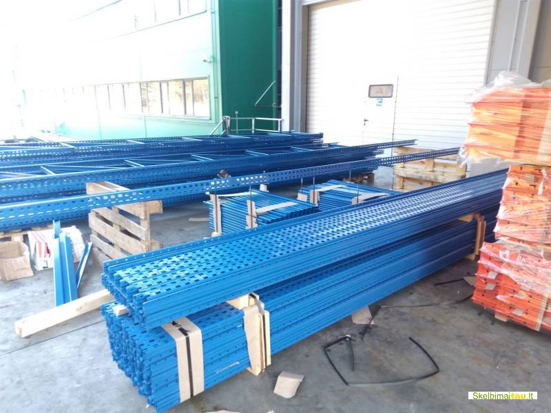 Nauji ir naudoti paletiniai stelažai už gerą kainą