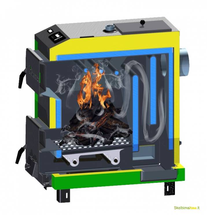 Nebrangūs, automatizuoti k.k. ir granuliniai katilai kamen