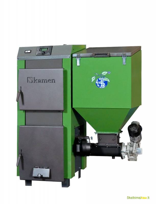 Nebrangūs, automatizuoti k.k. ir granuliniai katilai kamen