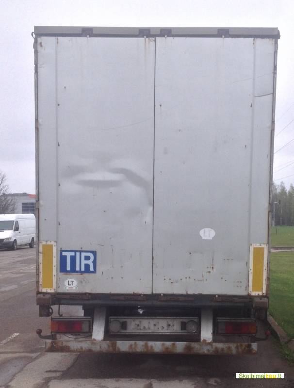 Parduodu puspriekabe dalimis krone   uzuolaidine, bpw