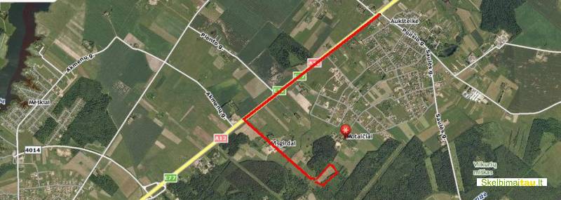 Pigiausias sklypas šiaulių rajone