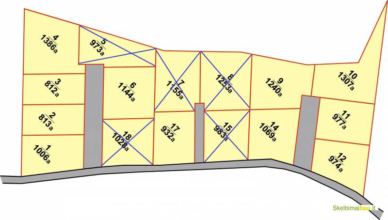 Pigiausias sklypas šiaulių rajone