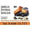 Smėlis žvyras skalda vežame 20 t 12-13 m3 kaune 8 69815777